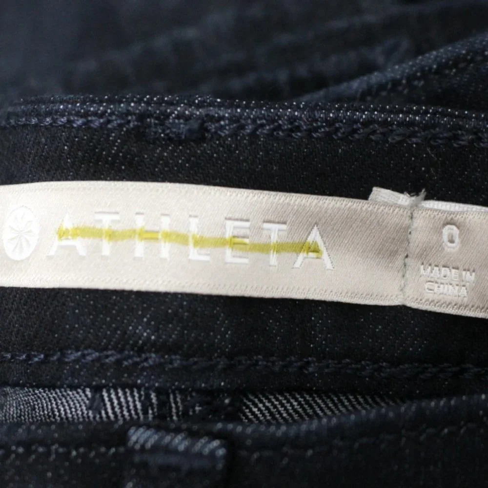 NWT Athleta Overdye Ankle Skinny Sculptek Jeans Size 0 - Picture 6 of 6